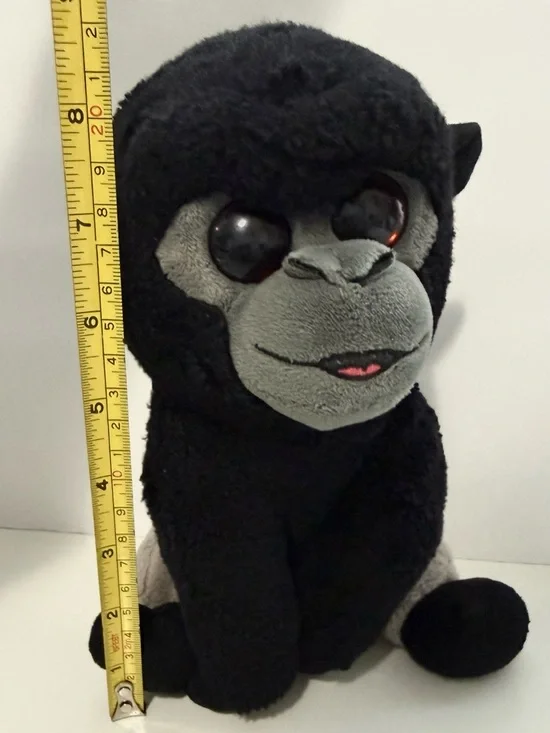Ty Beanie Babies 'Bo' the Black and Grey Gorilla. - Picture 8 of 10